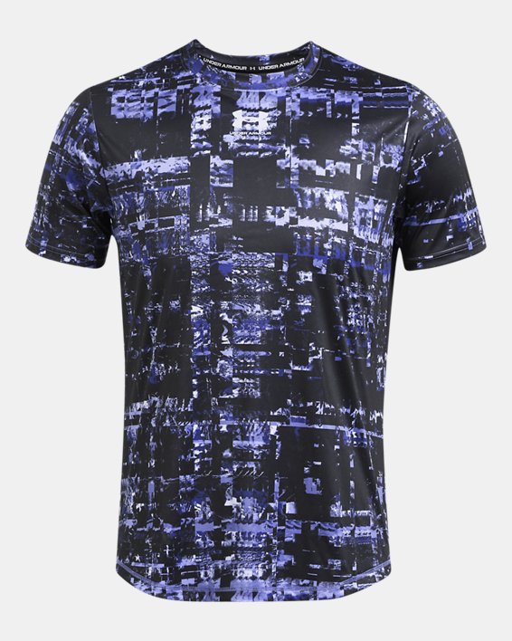 Camiseta estampada de manga corta para entrenamiento UA Challenger Pro para hombre, Purple, pdpMainDesktop image number 2